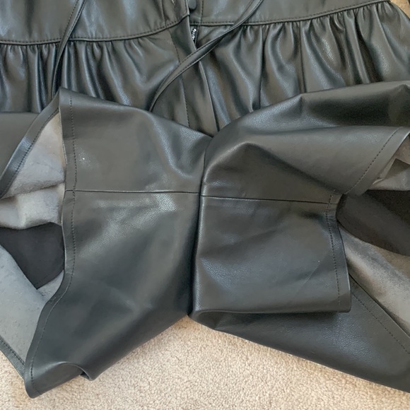 Rebecca Taylor Vegan Leather Romper - Picture 5 of 14